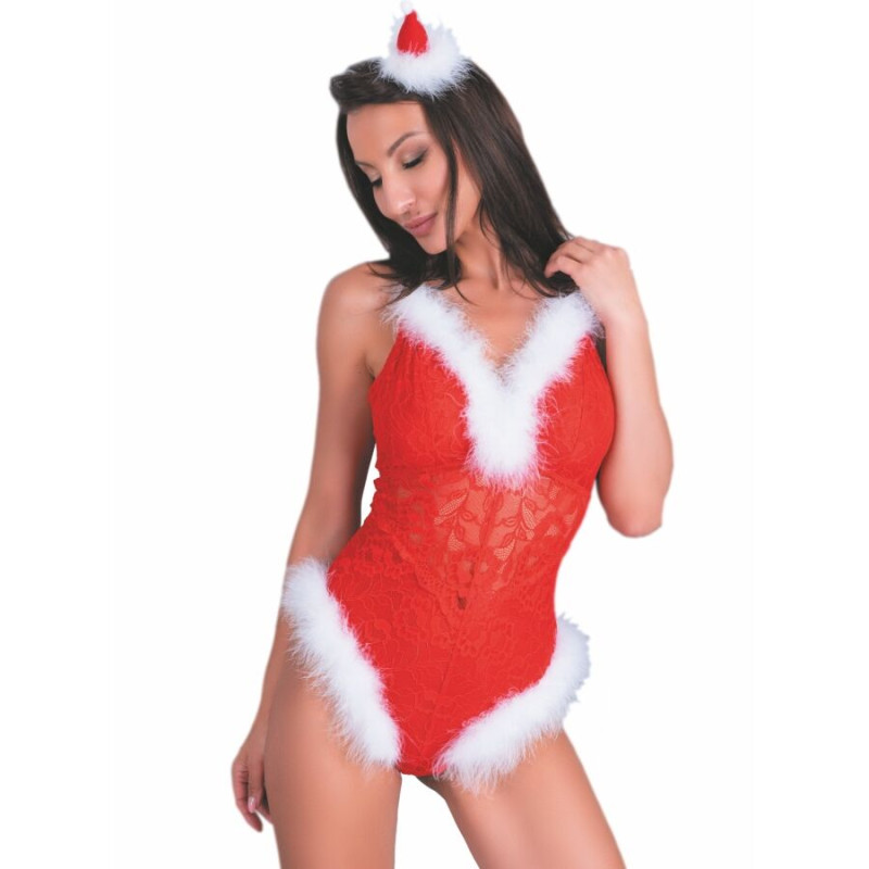 Livco Corsetti Fashion - Naughty Santa Lc 90706 Body De Noël L/Xl